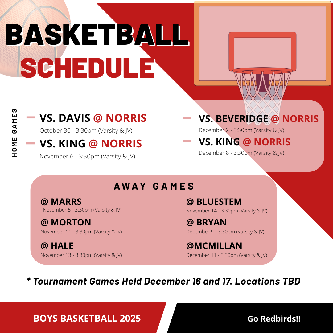 Basketball Schedule 2025